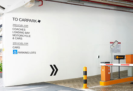 Covered Coach and Car Park