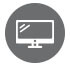 Internet-connected 40” LED TV with local channels